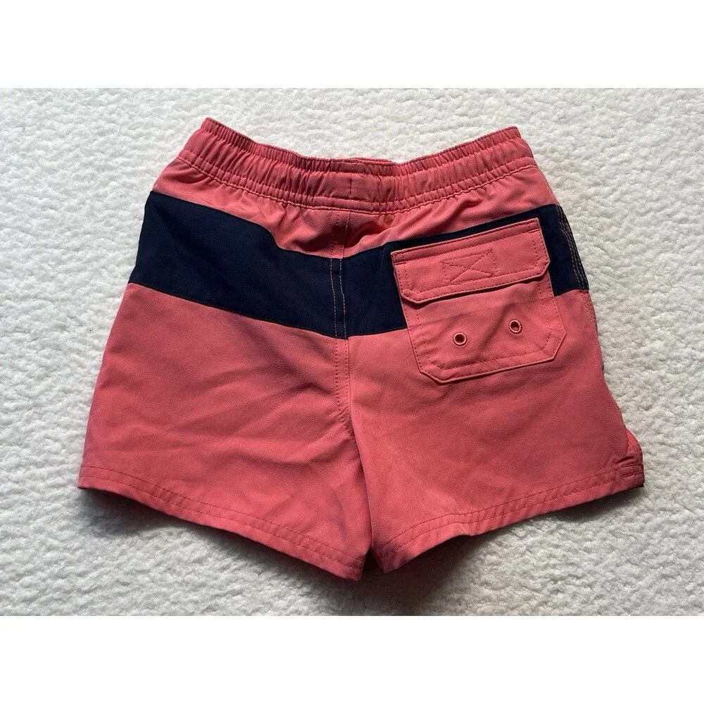 Vinyard Vines Trunks Toddler 4T Pink Lined Swim Shorts Logo Preppy Coastal Sport